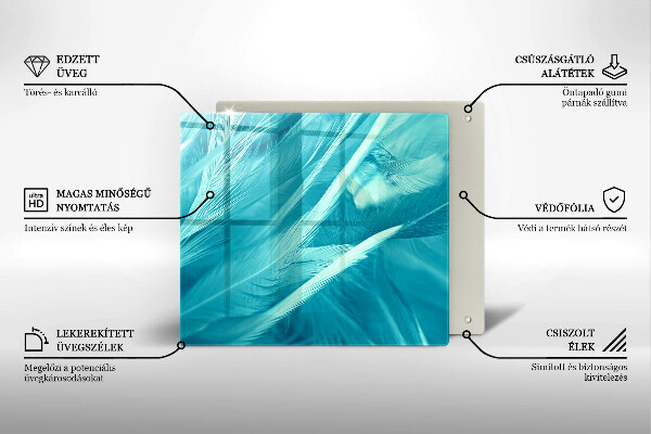 Protetor placa indução Penas delicadas