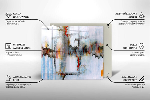 Protetor placa de indução Tintas abstratas