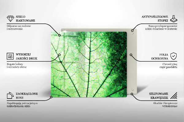 Protetor placa de indução Nervuras decorativas das folhas