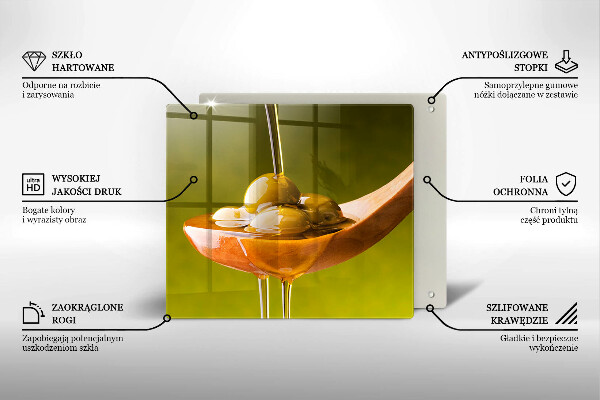 Tábua protetora Azeite e azeitonas