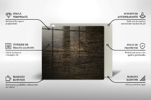 Tábua protetora Casca de textura de madeira