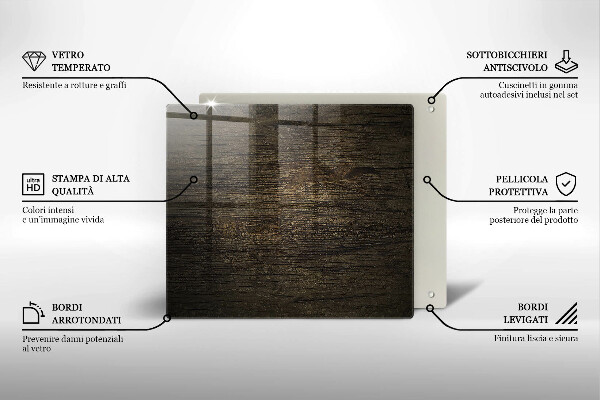 Tábua protetora Casca de textura de madeira
