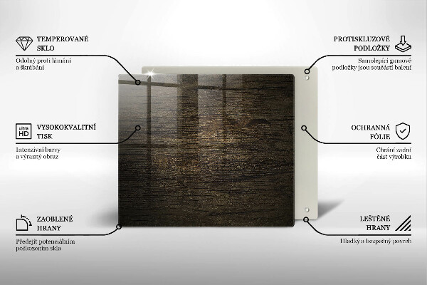 Tábua protetora Casca de textura de madeira