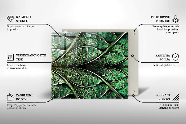 Protetor placa de indução Estrutura das nervuras das folhas