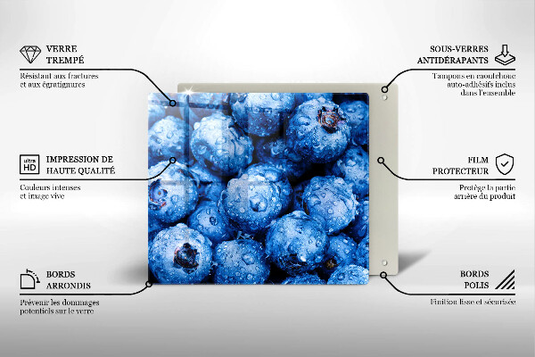 Protetor placa indução Mirtilos suculentos