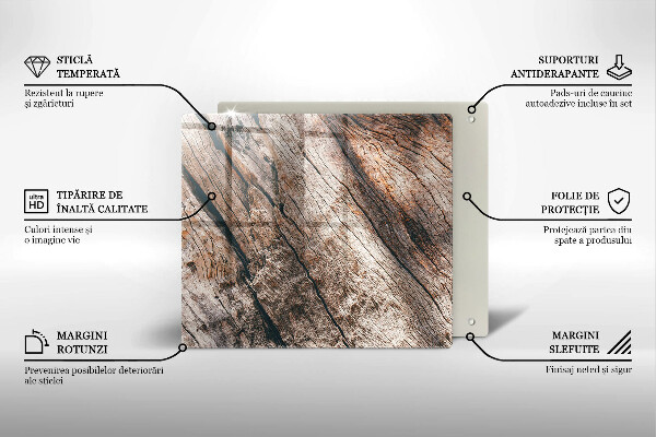Protetor placa indução Estrutura de madeira