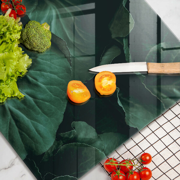 Protetor placa de indução Folhas escuras selvagens