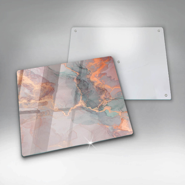 Protetor placa de indução Mármore com ouro