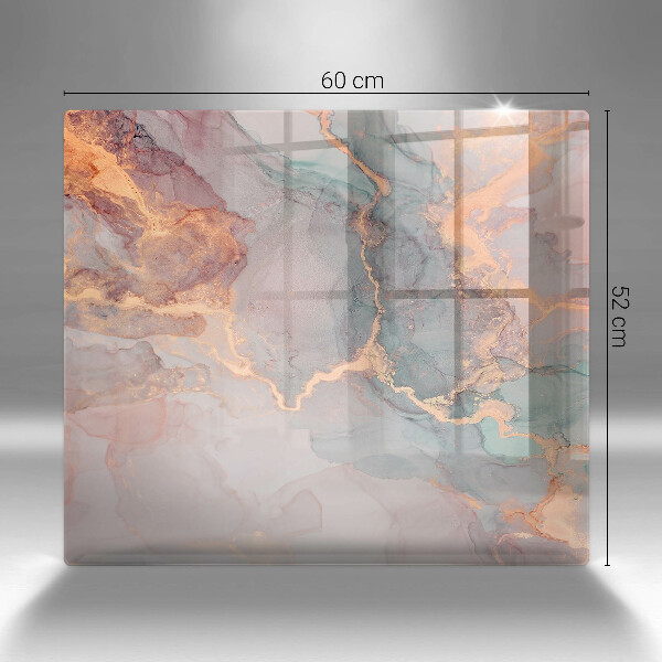 Protetor placa de indução Mármore com ouro