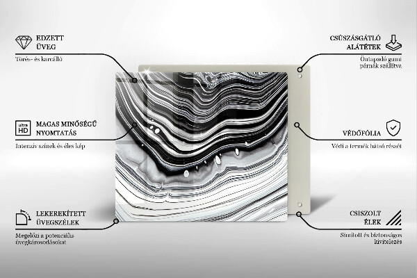 Protetor placa de indução Abstração de tinta