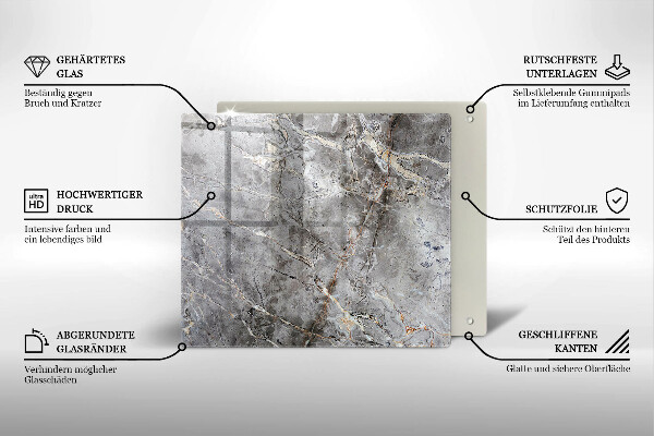 Tábua protetora Textura de pedra