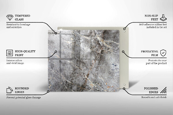 Tábua protetora Textura de pedra