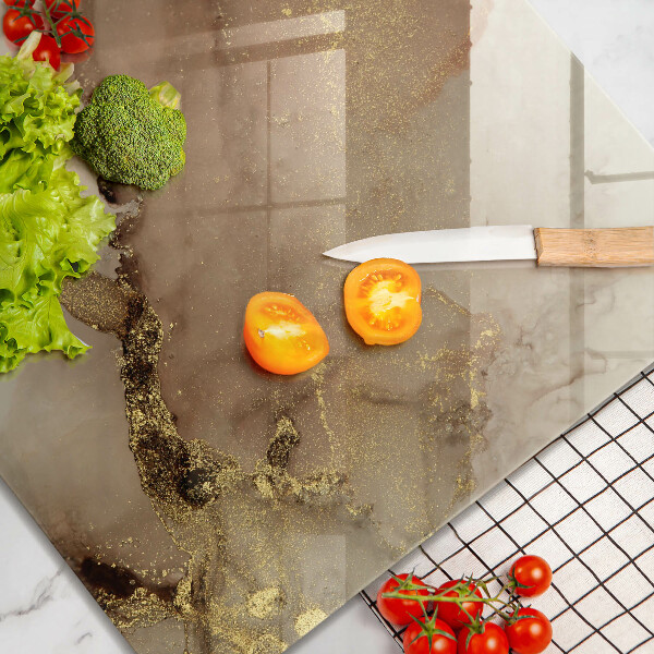 Protetor placa indução Ouro abstrato