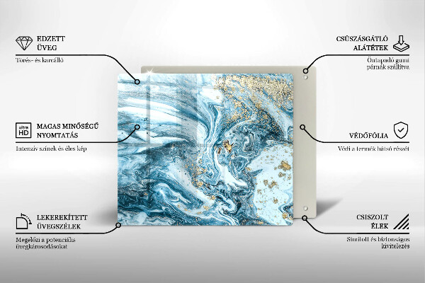 Protetor placa indução Estrutura com ouro