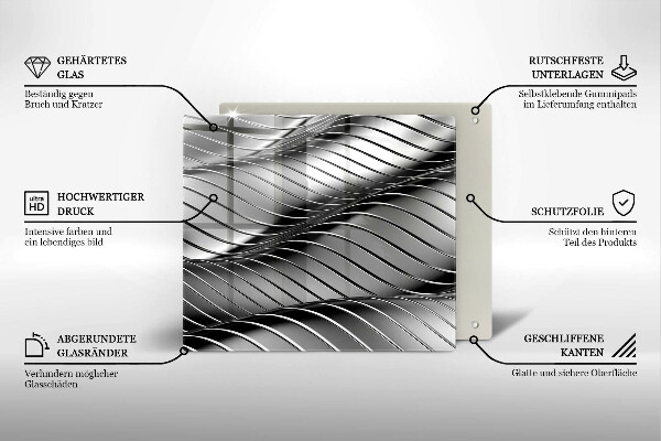 Protetor placa de indução Estrutura metálica 3D