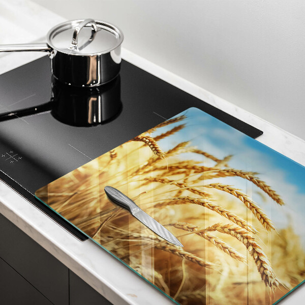 Protetor placa indução Espigas de grãos no campo