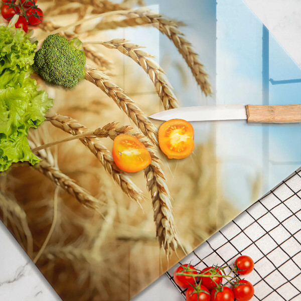 Protetor placa indução Espigas de grãos no campo