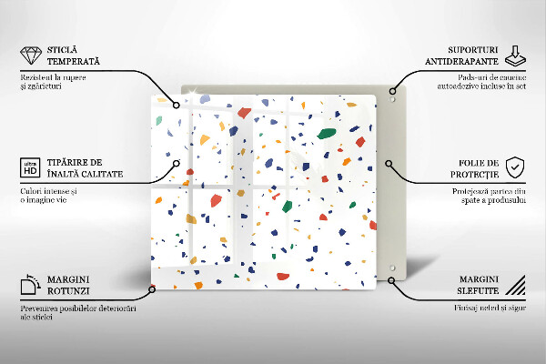 Protetor placa indução Grés colorido