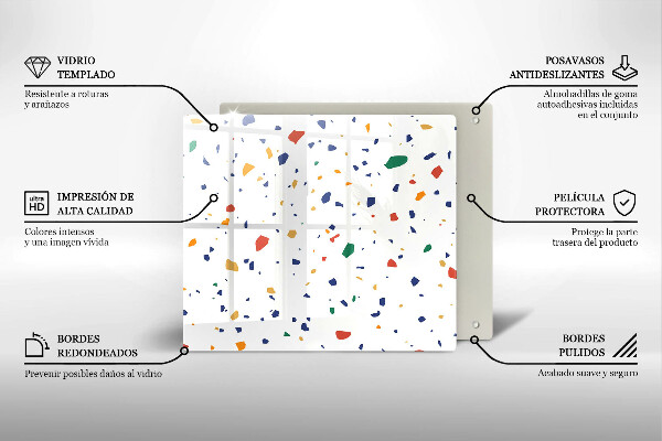 Protetor placa indução Grés colorido