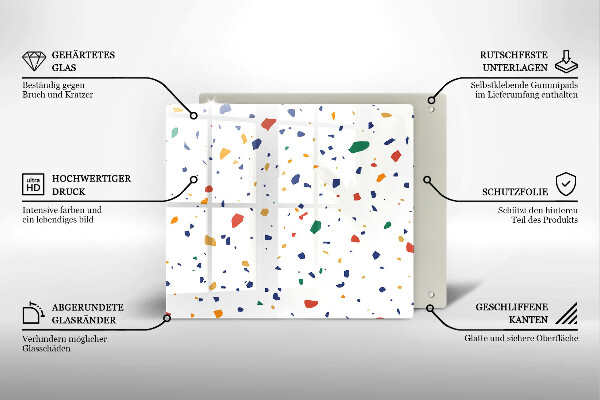 Protetor placa indução Grés colorido