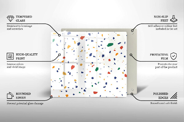 Protetor placa indução Grés colorido