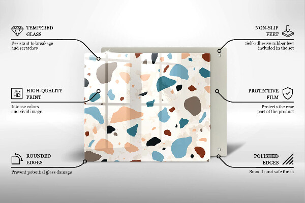 Protetor placa indução Grés decorativo