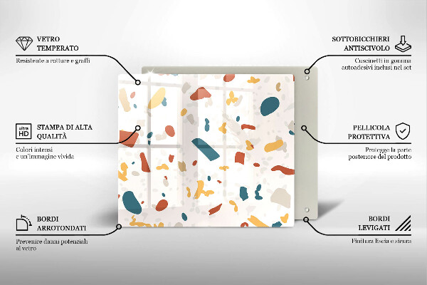 Tábua protetora Grés decorativo