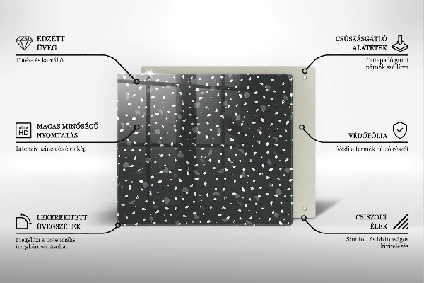 Protetor placa de indução Pedra decorativa