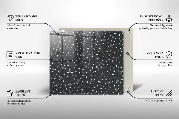 Protetor placa de indução Pedra decorativa