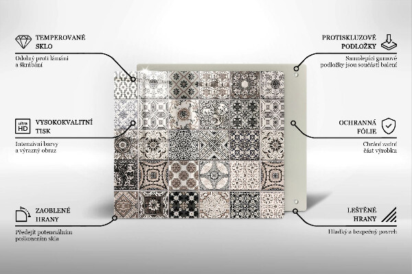 Protetor placa de indução Azulejos decorativos