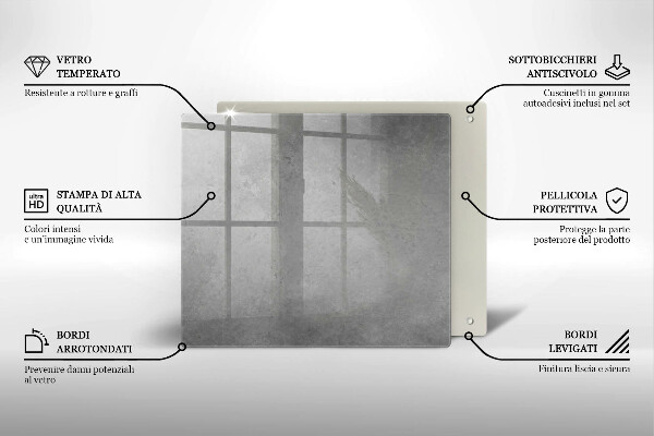 Protetor placa de indução Fundo de textura de concreto