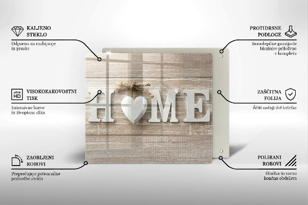 Protetor placa de indução Placas e o sinal Home