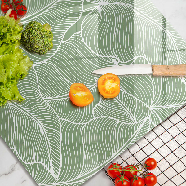 Protetor placa indução Folhas lineares