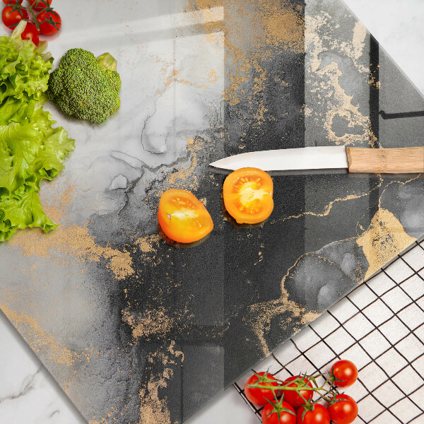 Protetor placa de indução Abstração com ouro