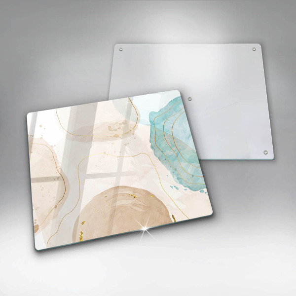 Tábua protetora Formas boho brilhantes