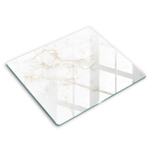 Protetor placa de indução Pedra de mármore elegante