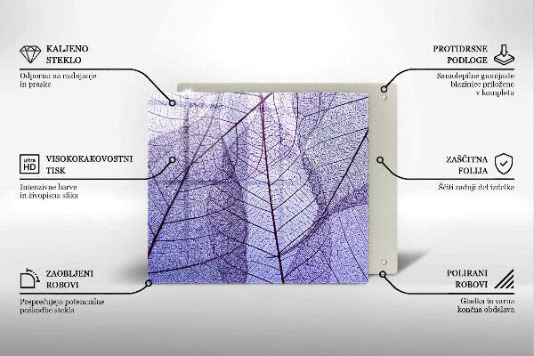 Protetor placa de indução Folhas com nervuras
