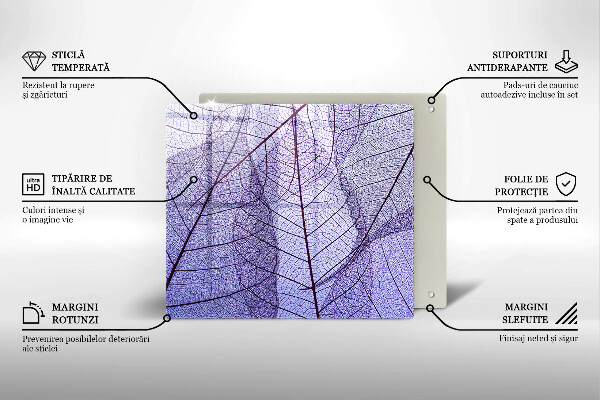 Protetor placa de indução Folhas com nervuras