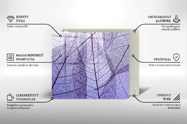 Protetor placa de indução Folhas com nervuras