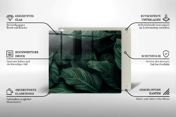 Tábua protetora Folhas escuras