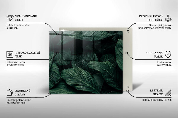 Tábua protetora Folhas escuras