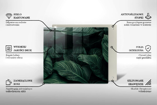 Tábua protetora Folhas escuras