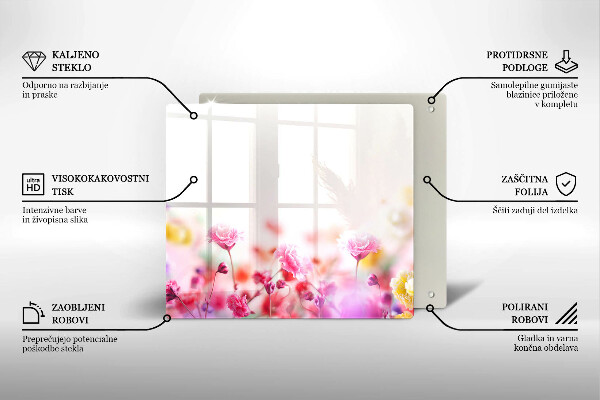 Protetor placa de indução Prado de flores