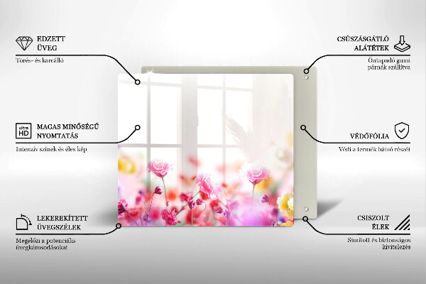 Protetor placa de indução Prado de flores