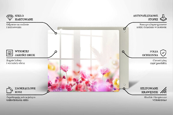 Protetor placa de indução Prado de flores