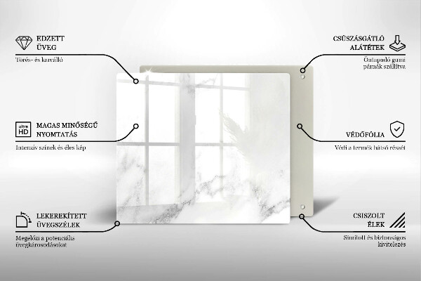 Protetor placa indução Mármore moderno