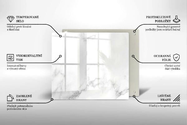 Protetor placa indução Mármore moderno