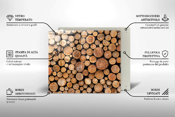 Tábua protetora Troncos de árvores