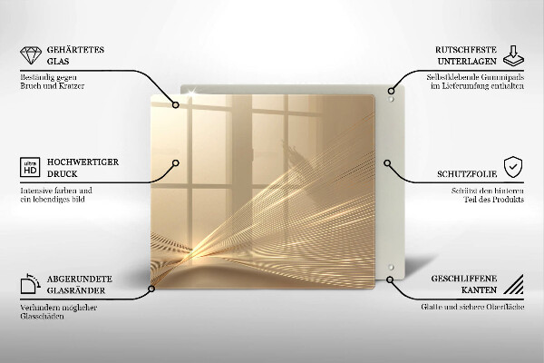 Tábua protetora Abstração moderna