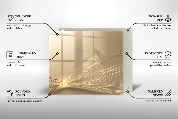 Tábua protetora Abstração moderna
